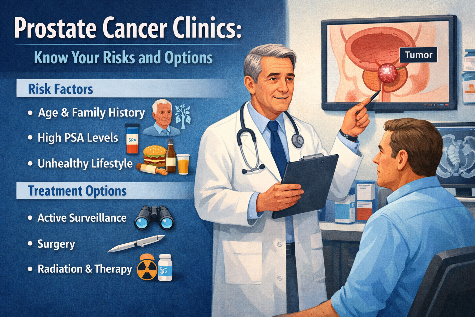 Prostate Cancer Clinics: Know Your Risks and Options