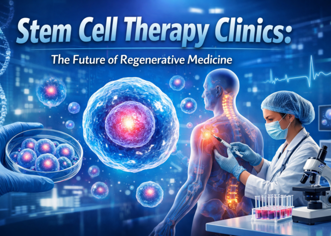 Stem Cell Therapy Clinics: The Future of Regenerative Medicine